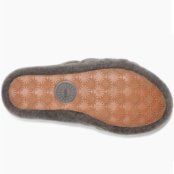  Ugg Women's Fluff Yeah Slide - Charcoal
