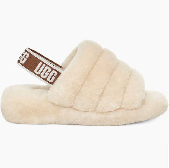  Ugg Women's Fluff Yeah Slide - Natural