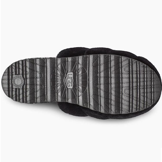  Ugg Women's Super Fluff Slippers - Black