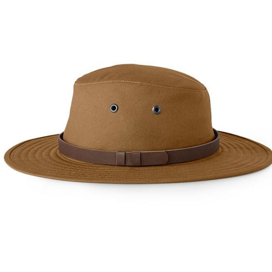  Tilley Waxed Rugged Fedora - British Tan