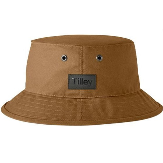  Tilley Waxed Cotton Bucket Hat - British Tan