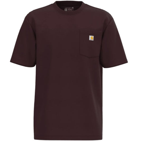  Carhartt Men's Loose Fit Heavyweight Pocket Short Sleeve T-Shirt - Port