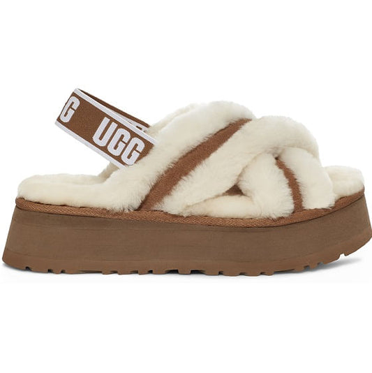  Ugg Women's Disco Cross Slide - Chestnut