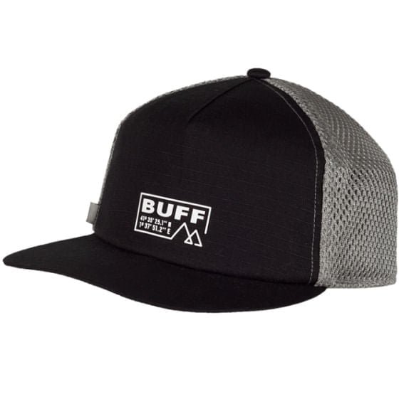  Buff Pack Trucker Cap Solid - Black