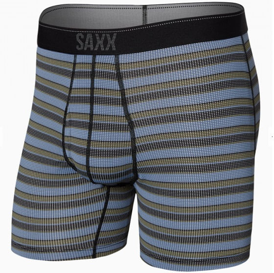  Saxx Quest Boxerbrief With Fly - Solar Stripe-Twilight