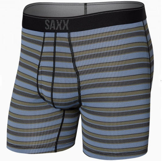  Saxx Quest Boxerbrief With Fly - Solar Stripe-Twilight