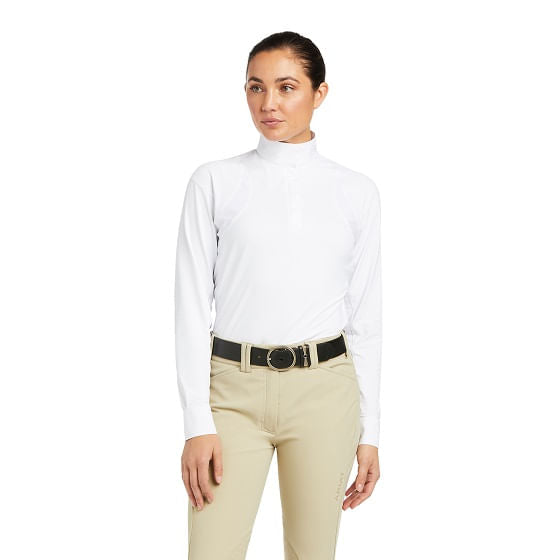  Ariat Women's Auburn Show Shirt - White