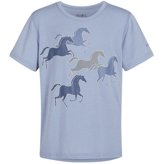  Kerrits Kids Playful Ponies Tee - Oxford