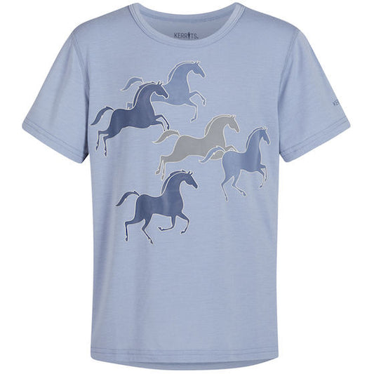  Kerrits Kids Playful Ponies Tee - Oxford