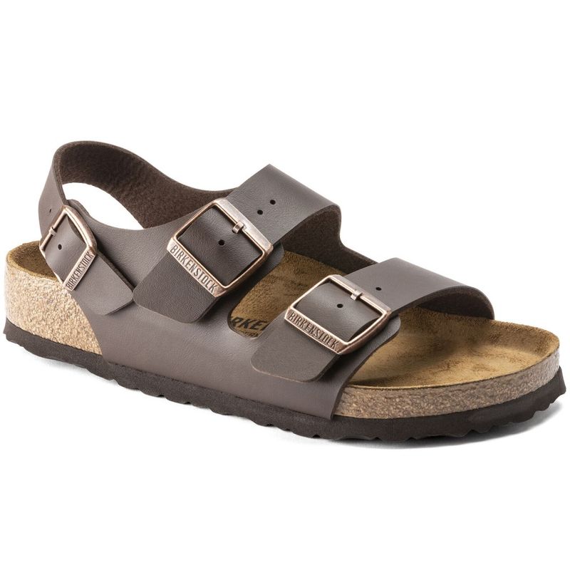  Birkenstock Milano Birko-Flor Brown (034701/034703)