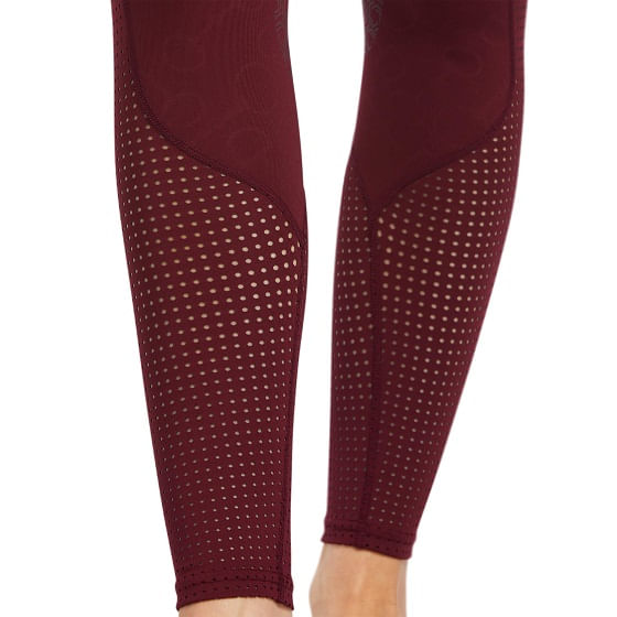  Ariat Women's Eos Full Seat Tights - Zinfandel Bit Print Emboss
