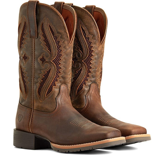  Ariat Women's Hybrid Rancher VentTek 360 Western Boot - Tan/Truffle