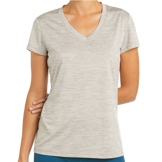  Ariat Women's Laguna Logo Short Sleeve Top - Heather Grey