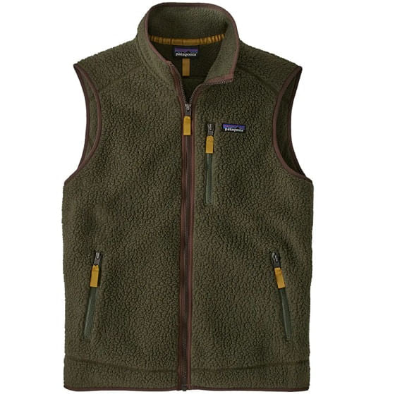  Patagonia Men's Retro Pile Fleece Vest - Basin Green