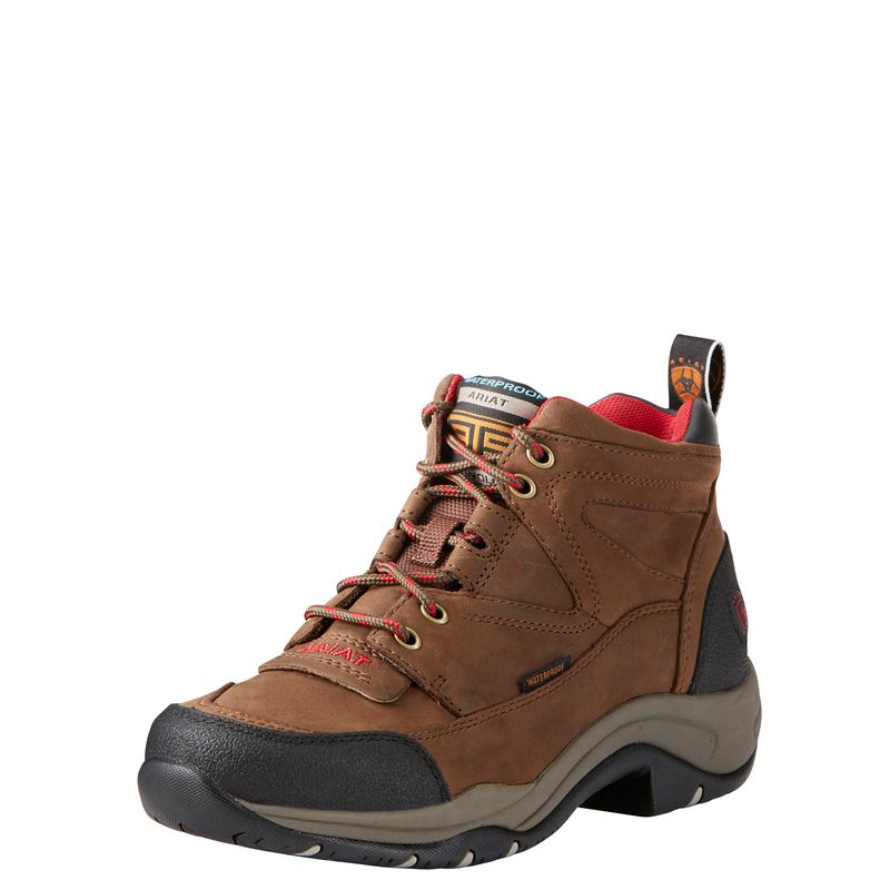  Ariat Women's Terrain H20 Paddock Boot - Distressed Brown