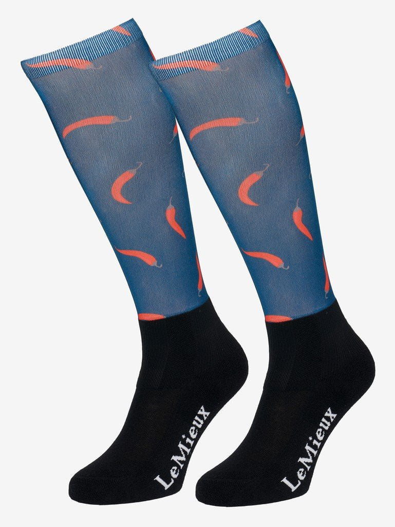  Lemieux Footsie Boot Socks - Chilies