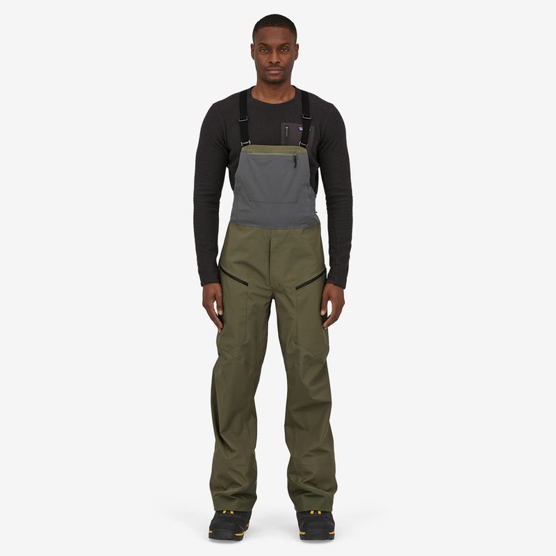  Patagonia Men's Snowdrifter Bibs - Basin Green