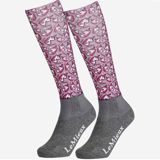  Lemieux Footsie Boot Socks - Unicorns