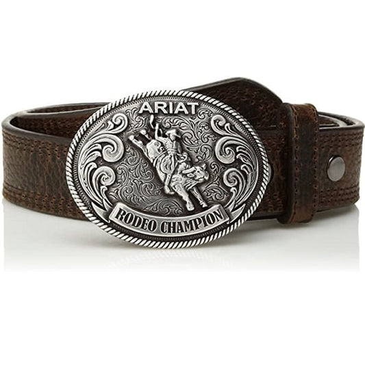  Ariat Boys Bull Rider Leather Belt