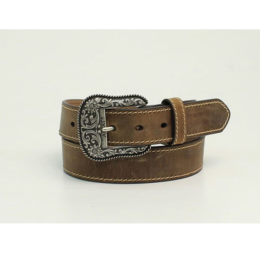  Ariat Women's Heavy Stitched Edge Leather Belt