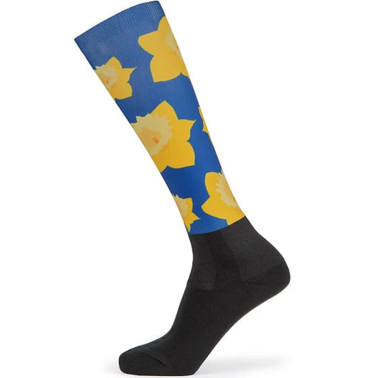  Shires Aubrion Kids' Hyde Park Cross Country Socks - Dafodil