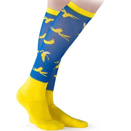  Shires Aubrion Kids' Hyde Park Cross Country Socks - Banana