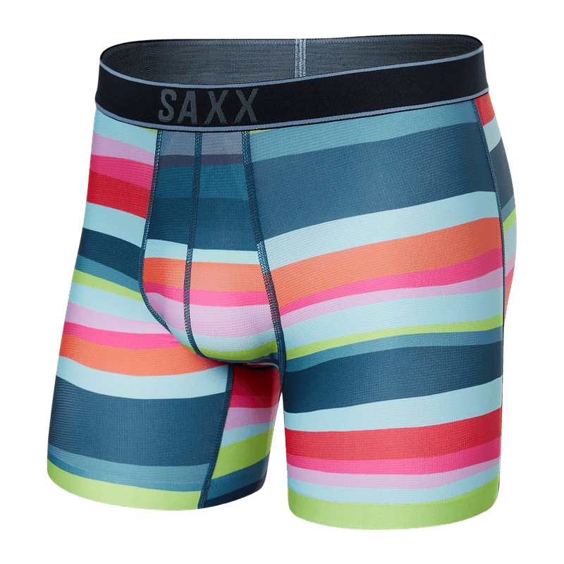  Saxx Men's Droptemp™ Cooling Hydro - Cutback Stripe - Bright Multi (SXBB43-BMC)