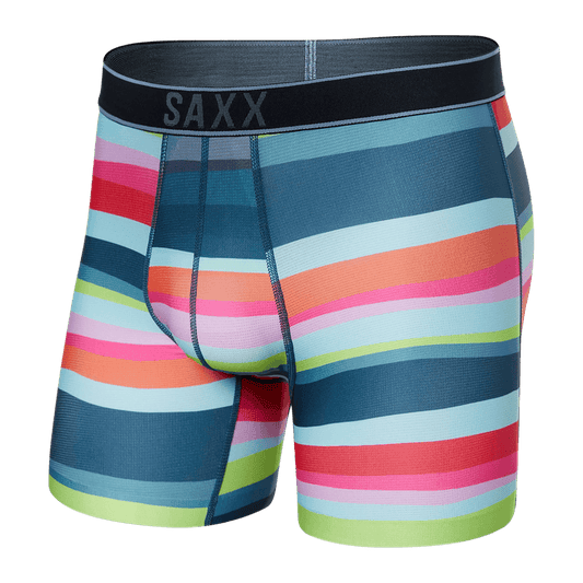  Saxx Men's Droptemp™ Cooling Hydro - Cutback Stripe - Bright Multi (SXBB43-BMC)
