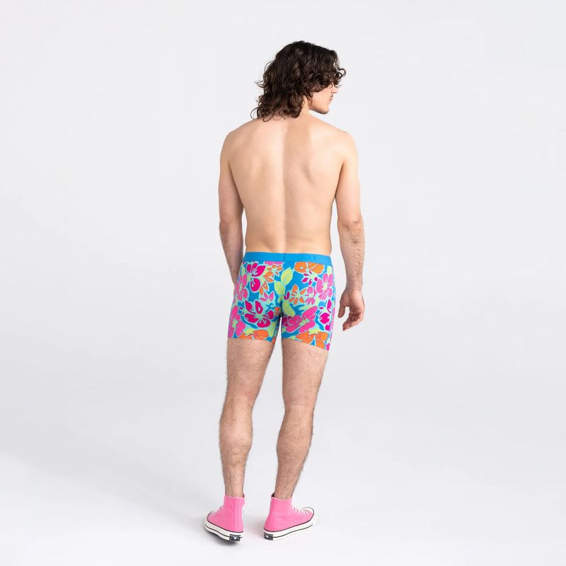  Saxx Men's Vibe Boxer Brief Fly - Island Soul - Multi (SXBM35-ISM)