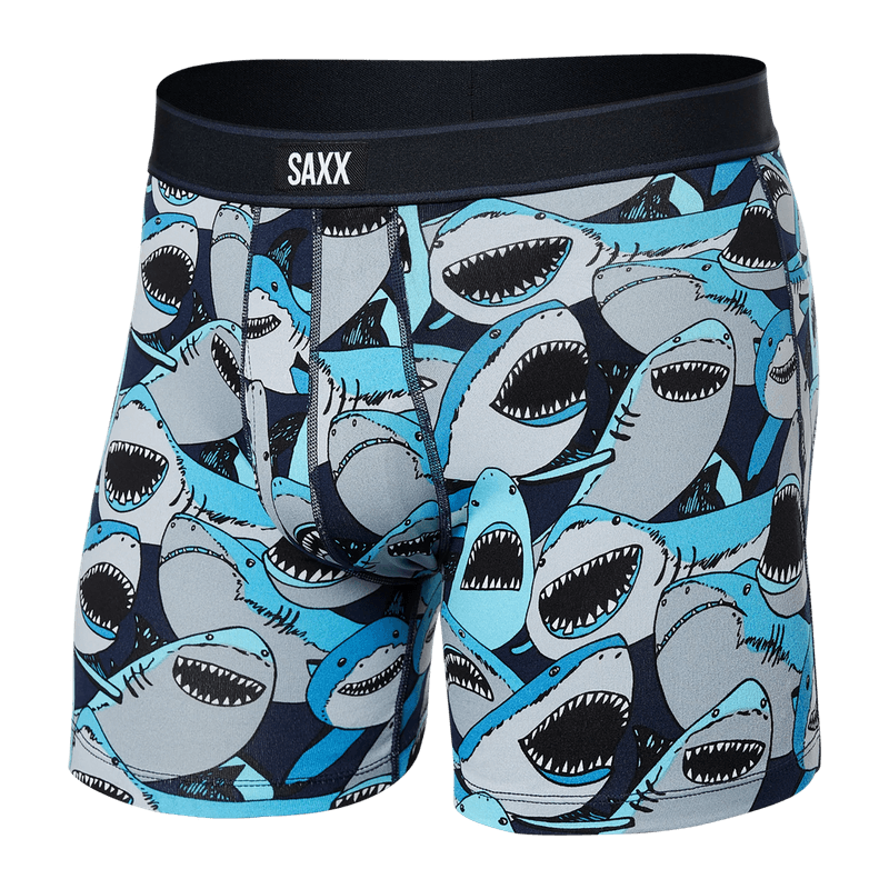  Saxx Men's Daytripper Boxer Brief Fly - Camo/Navy (SXBB11F-STN)
