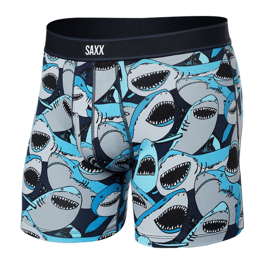  Saxx Men's Daytripper Boxer Brief Fly - Camo/Navy (SXBB11F-STN)