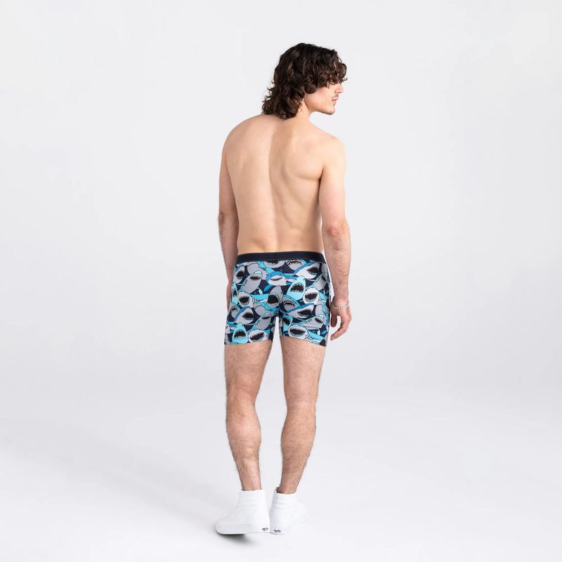  Saxx Men's Daytripper Boxer Brief Fly - Camo/Navy (SXBB11F-STN)
