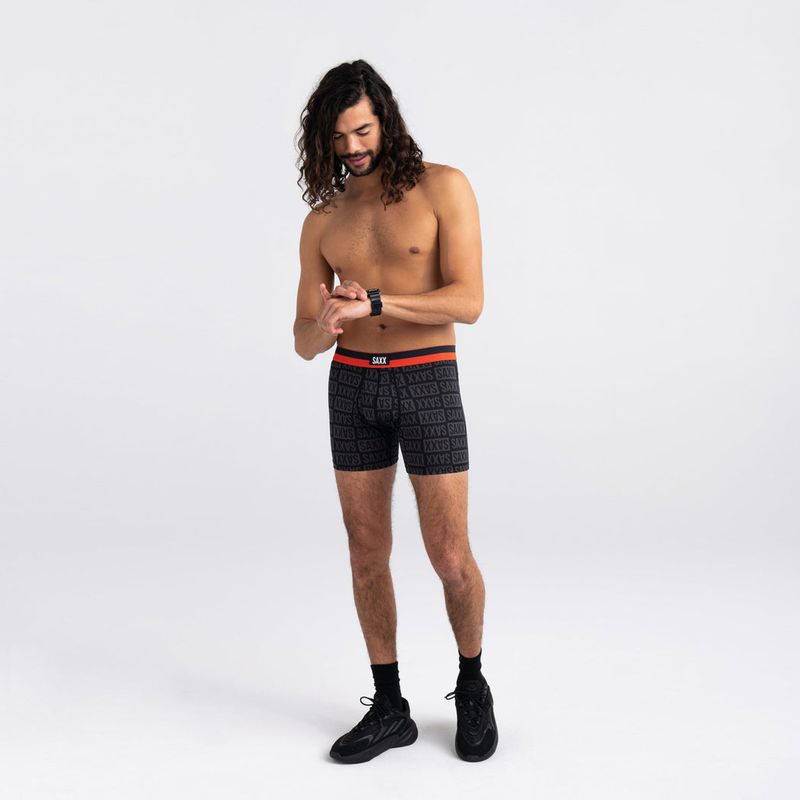  Saxx Men's Sport Mesh Boxer Brief - Checkerboad/Black (SXBB12F-CBB)
