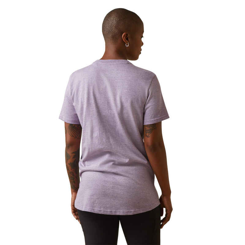  Ariat Women's Rebar Cotton Strong T-Shirt - Lavendar Heather