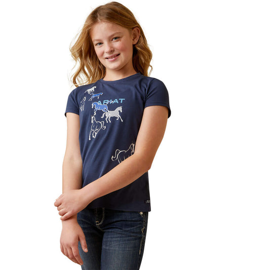  Ariat Kids' Frolic T-Shirt - Navy Eclipse