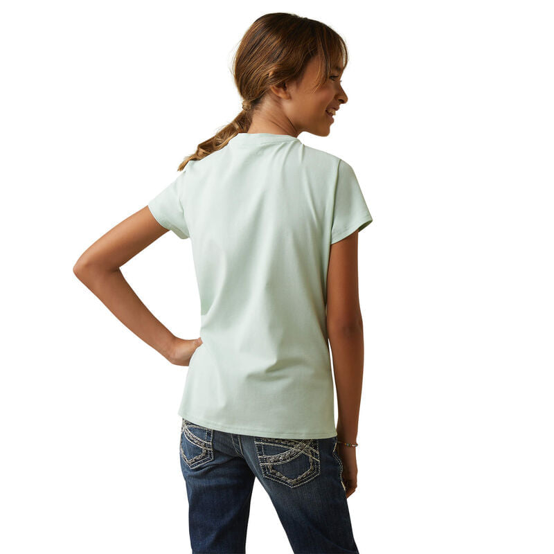  Ariat Kids' Harmony T-Shirt - Aqua Foam