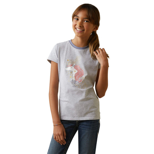  Ariat Kids' Imagine T-Shirt - Heather Grey