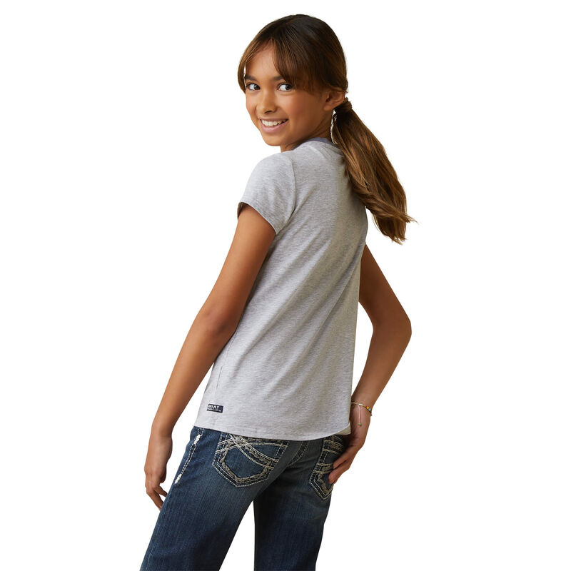  Ariat Kids' Imagine T-Shirt - Heather Grey