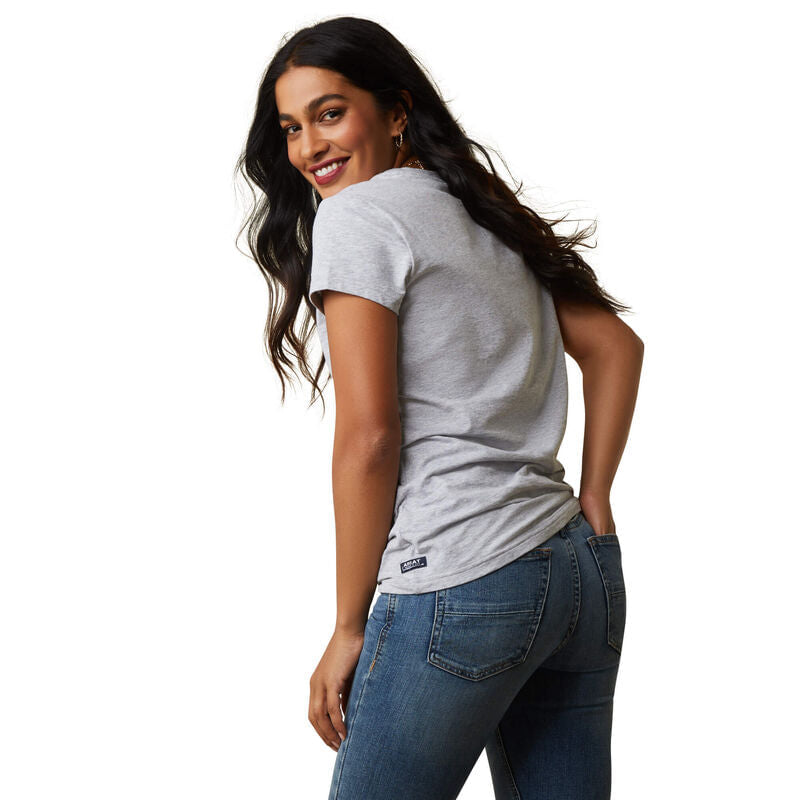  Ariat Women's Harmony T-Shirt - Heather Grey