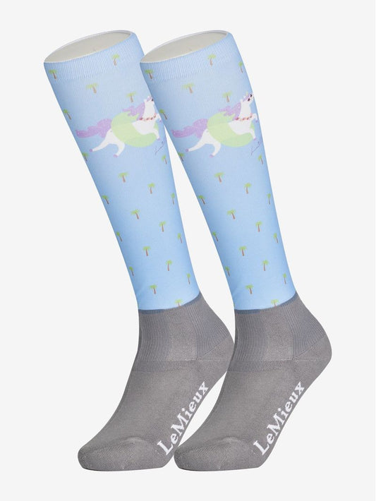  Lemieux Footsie Socks - Seaside Unicorn