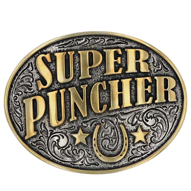  Montana Silversmiths Dale Brisby Super Puncher Attitude Belt Buckle (A916DB)