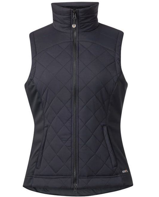  Kerrits Women's Full Motion Quilted Vest - Black