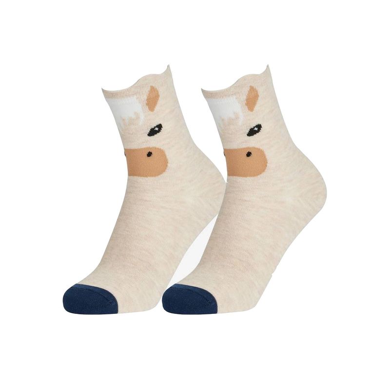 Lemieux Mini Character Sock - Popcorn