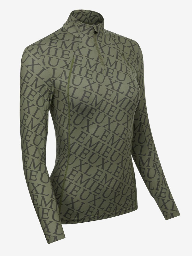  Lemieux Women's Fleur Base Layer - Moss