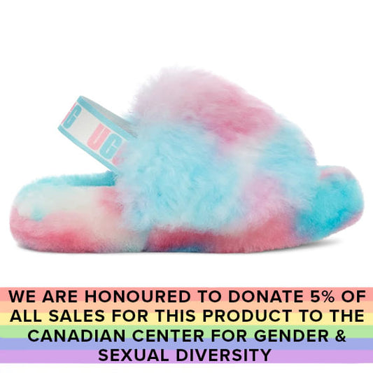  Ugg Women's Fluff Yeah Pride Slipper - Pride