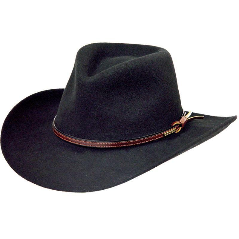  Stetson Bozeman Wool Felt Western Hat - Black