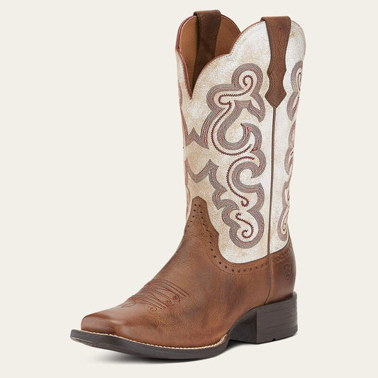  Ariat Women's Quickdraw - Sandstorm/ White