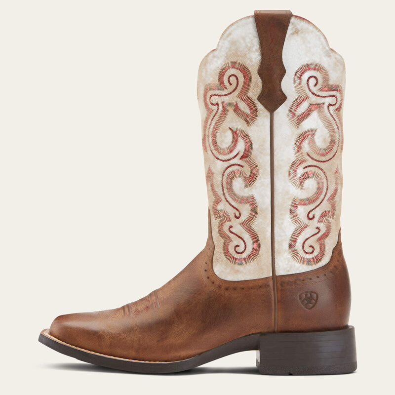 Ariat Women's Quickdraw - Sandstorm/ White