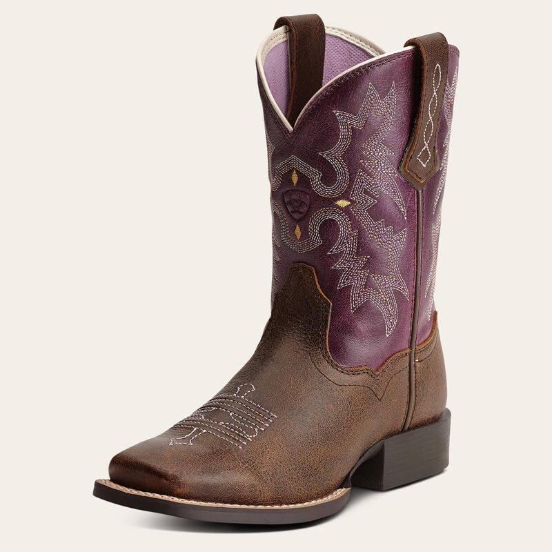  Ariat Kids' Tombstone - Vintage Bomber Brown