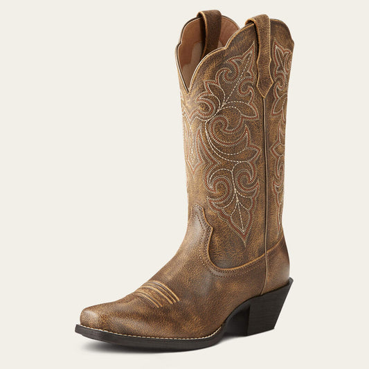  Ariat Women's Round Up Square Toe - Vintage